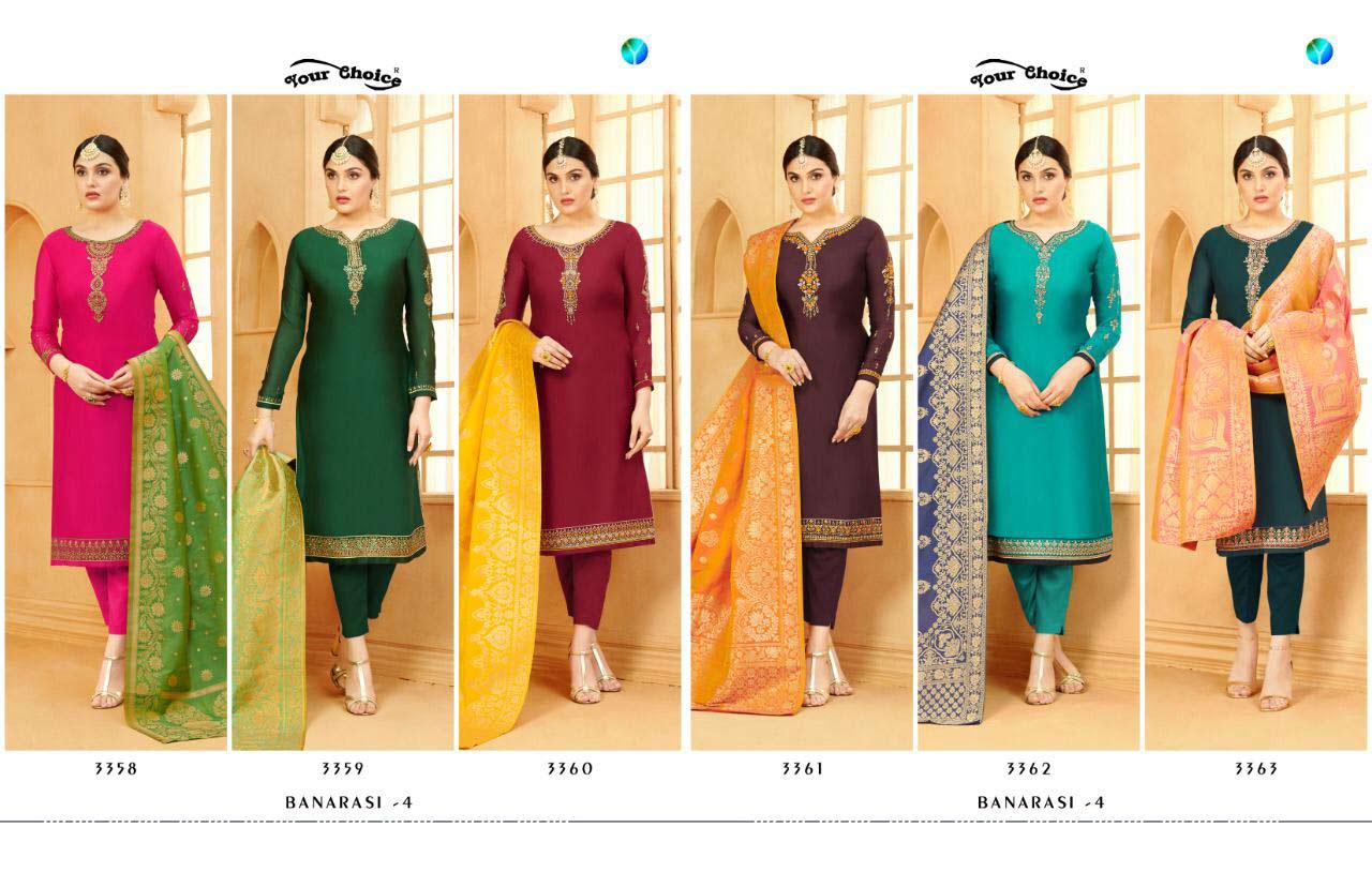Your Choice Banarasi Vol-4 Occasional Suits Your Choice Banarasi Vol-4 Occasional Suits